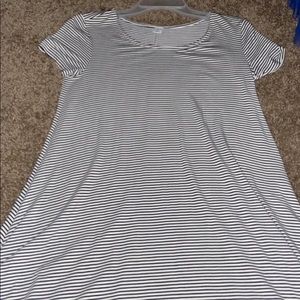EXTRA SMALL Old Navy T-shirt Dress Striped